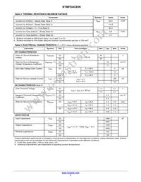 NTMFD4C85NT1G Datasheet Page 3