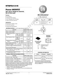 NTMFS4121NT1G Datasheet Cover