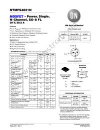 NTMFS4821NT3G Datasheet Cover