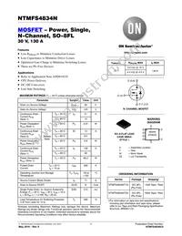NTMFS4834NT3G Datasheet Cover