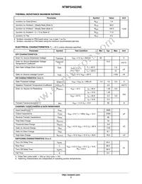 NTMFS4922NET1G Datasheet Page 2