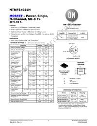 NTMFS4935NBT1G Datasheet Cover
