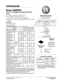 NTMFS4943NT1G Datasheet Cover