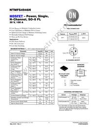 NTMFS4946NT3G Datasheet Cover