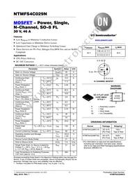 NTMFS4C029NT3G Datasheet Cover