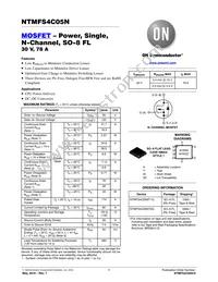 NTMFS4C05NT3G Datasheet Cover