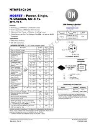 NTMFS4C10NT1G-001 Datasheet Cover