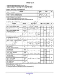 NTMFS4C250NT1G Datasheet Page 2