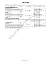 NTMFS4C250NT1G Datasheet Page 3