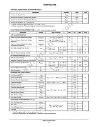 NTMFS4C59NT3G Datasheet Page 2