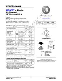 NTMFS5C410NT3G Datasheet Cover