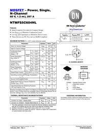 NTMFS5C604NLT3G Datasheet Cover