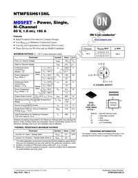 NTMFS5H615NLT1G Cover