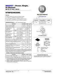 NTMFS5H630NLT1G Datasheet Cover