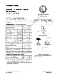 NTMFS6B14NT3G Datasheet Cover