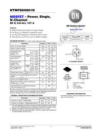 NTMFS6H801NT1G Datasheet Cover