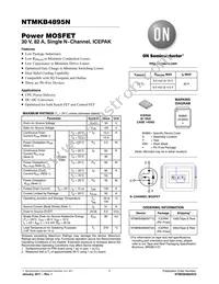 NTMKB4895NT1G Datasheet Cover