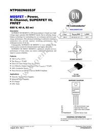 NTP082N65S3F Datasheet Cover