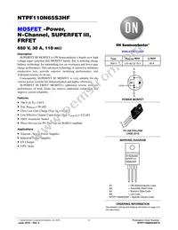 NTPF110N65S3HF Datasheet Cover