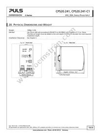 NTPS-24-20 Datasheet Page 18