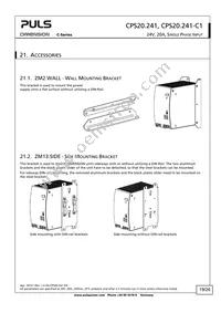 NTPS-24-20 Datasheet Page 19