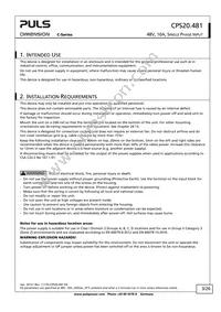 NTPS-48-10 Datasheet Page 3