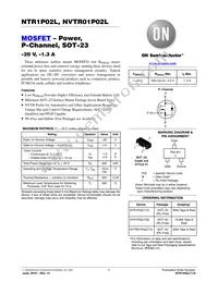 NTR1P02LT3G Datasheet Cover