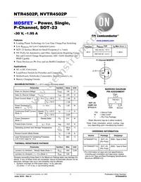NTR4502PT3G Datasheet Cover