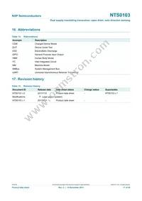 NTS0103GU10 Datasheet Page 17