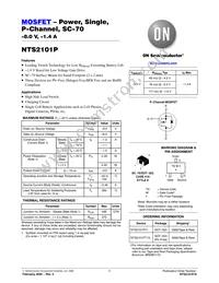 NTS2101PT1 Datasheet Cover