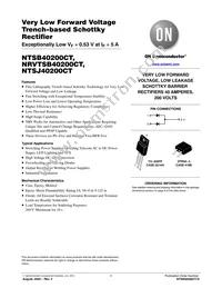 NTSB40200CTT4G Datasheet Cover