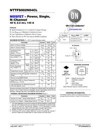 NTTFS002N04CLTAG Datasheet Cover