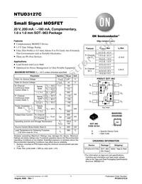 NTUD3127CT5G Datasheet Cover