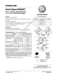 NTUD3129PT5G Datasheet Cover