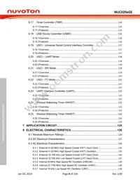 NUC029NAN Datasheet Page 4