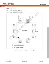 NUC029NAN Datasheet Page 21