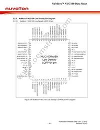 NUC100VD3AN Datasheet Page 16