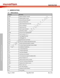 NUC125SC2AE Datasheet Page 16