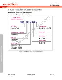NUC125SC2AE Datasheet Page 18