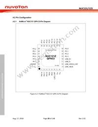 NUC125SC2AE Datasheet Page 20