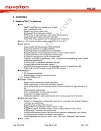 NUC126VG4AE Datasheet Page 10