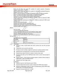 NUC126VG4AE Datasheet Page 11