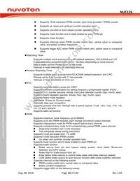 NUC126VG4AE Datasheet Page 12