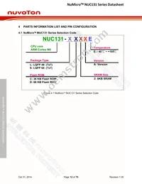 NUC131SD2AE Datasheet Page 12