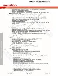 NUC230VE3AE Datasheet Page 10