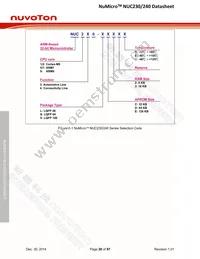 NUC230VE3AE Datasheet Page 20