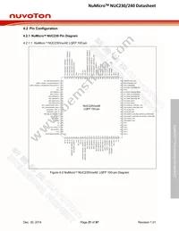 NUC230VE3AE Datasheet Page 21