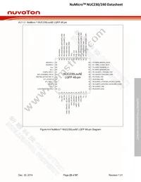 NUC230VE3AE Datasheet Page 23