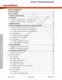 NUC240SE3AE Datasheet Page 2