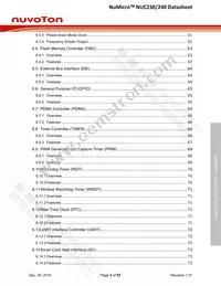 NUC240SE3AE Datasheet Page 3